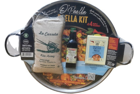 Spanish Paella Kit - 34cm Pan & Essential Ingredients