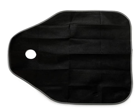 Kit de support à jambon en bois rustique avec couteau à trancher le jambon et housse de protection