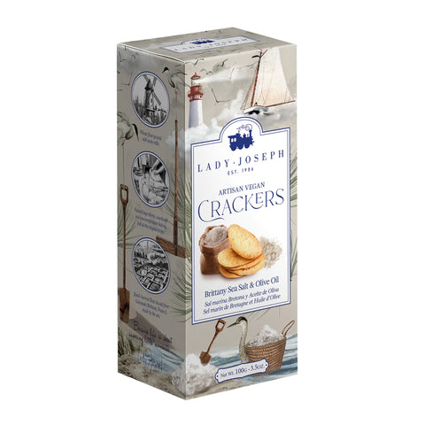 Lady Joseph Crackers Brittany Sea Salt And Olive Oil 100 g