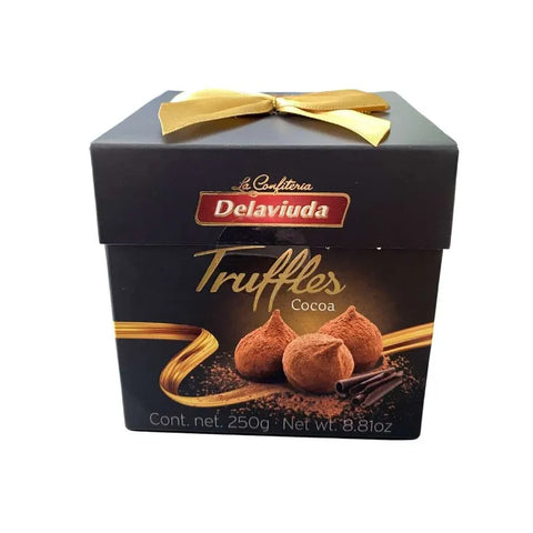 70700 Delaviuda Cocoa Truffles – 250g Gift Box