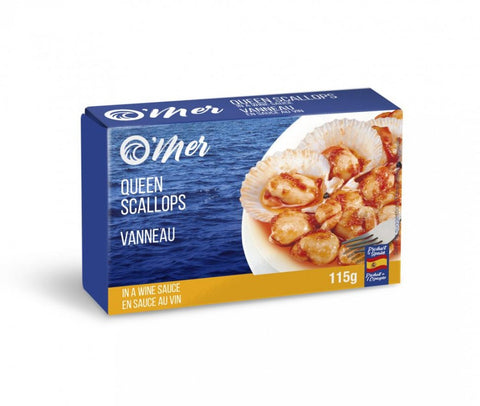 Queen Scallops with Wine and Tomato 115 g