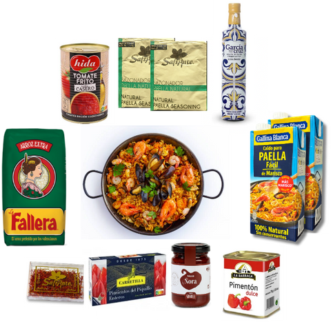 Combo Paella Lovers: 6 people (Free paella pan included)