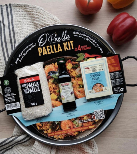 Kit Paella Espagnole - Poêle 34cm & Ingrédients Essentiels