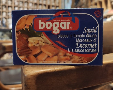 Bogar Squid Pieces In Tomato Sauce 111 g