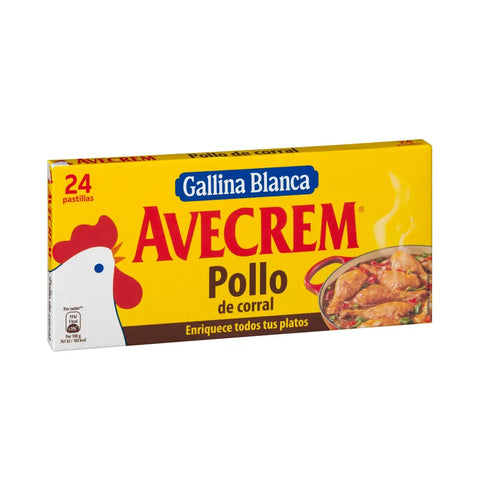 Cubos de Caldo de Pollo Gallina Blanca Avecrem – 24 Tabletas