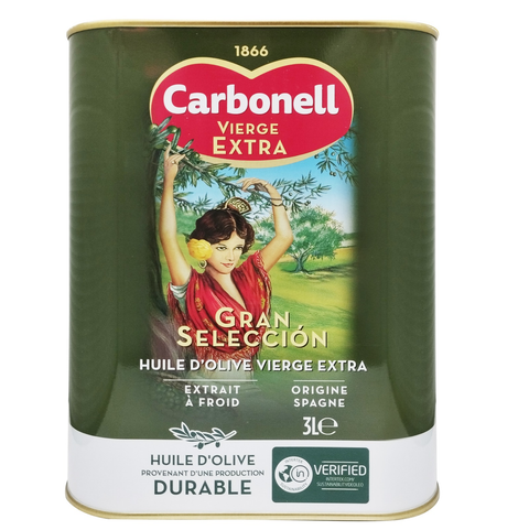 Carbonell Huile d'Olive Extra Vierge Grande Sélection 3 L