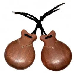Castañuelas españolas tradicionales de madera – talla n.º 6