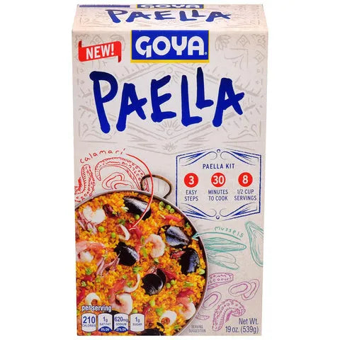 Goya Paella (Yellow Rice And Seafood Dinner) 539 g
