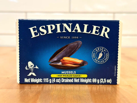 Espinaler Mussels in Hot Pickled Sauce 115 g