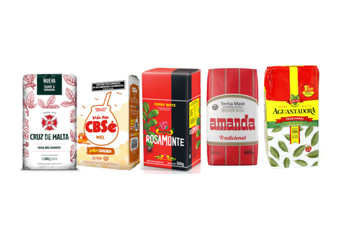 Mate Lovers Combo – 5 Varieties of Yerba Mate (500 g each)