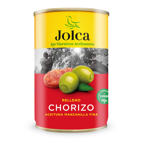 Aceitunas Rellenas de Chorizo ​​Jolca 300 g