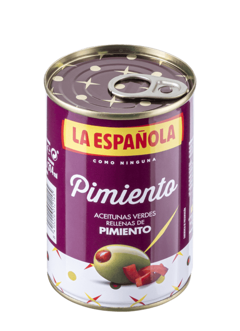 La Española Red Pepper Paste Stuffed Olives 130 g