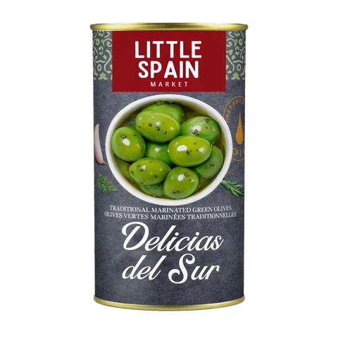 Sarasa  (Little Spain)- Delicias Del Sur- Traditional Marinated Green Olives 350 g