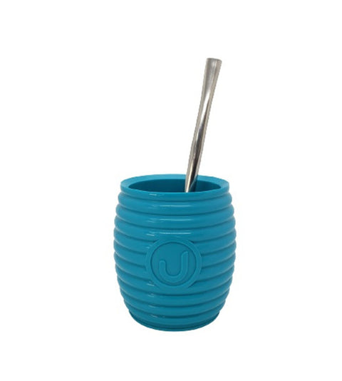 Mate Urbano Sónico — Mate Irrompible (con Bombilla Autoextraíble)