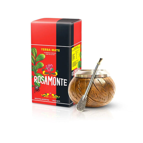 Yerba Mate Starter Set - Gourd Cup & Bombilla Included