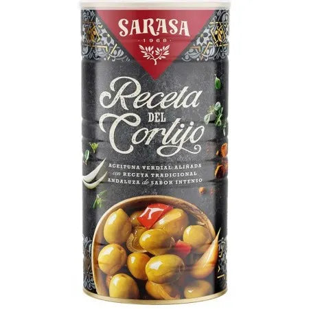Sarasa “Receta del Cortijo” Seasoned Green Olives 350 g