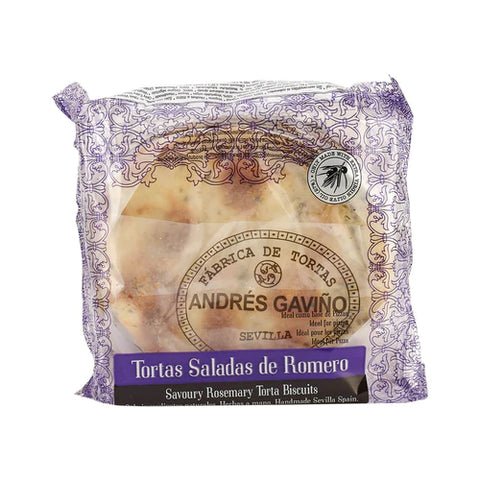 Andres Gaviño Rosemary and Olive Oil Tortas 180 g