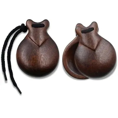 Castañuelas españolas tradicionales de madera – talla n.º 6