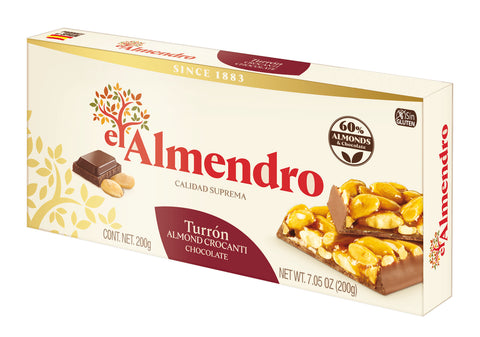 El Almendro Almond Caramel And Chocolate Turron 200 g