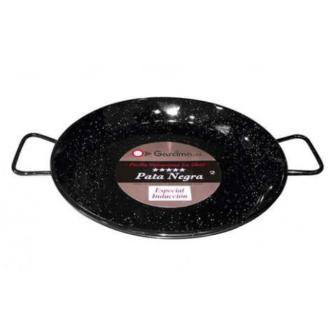 Enamelled Steel Paella Pan For Induction