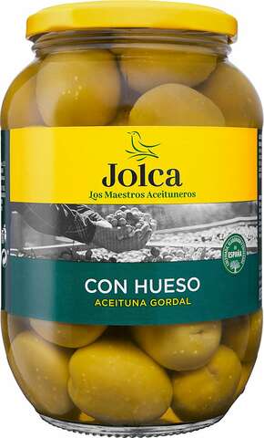 Jolca Green Gordal Olives With Pits 835 g