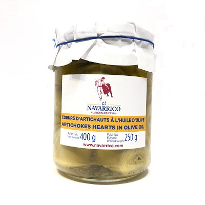 El Navarrico Artichoke Hearts in Olive Oil 400 g