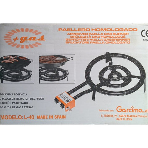 Paella Burner Cooker Propane Gas Ring Stove 32000 BTU 14 Paellero by La  Ideal 