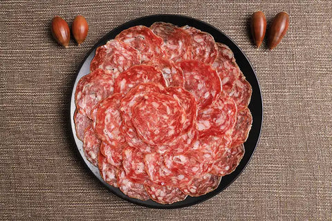 Iberian Acorn-Fed  "Salchichon" Sliced Dry-Cured Sausage 100 g