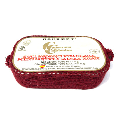 Conservas De Cambados Small Sardines In Tomato Sauce 115 g